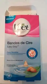 VEET - Easy strip - Bandes de cire maillot et aisselles