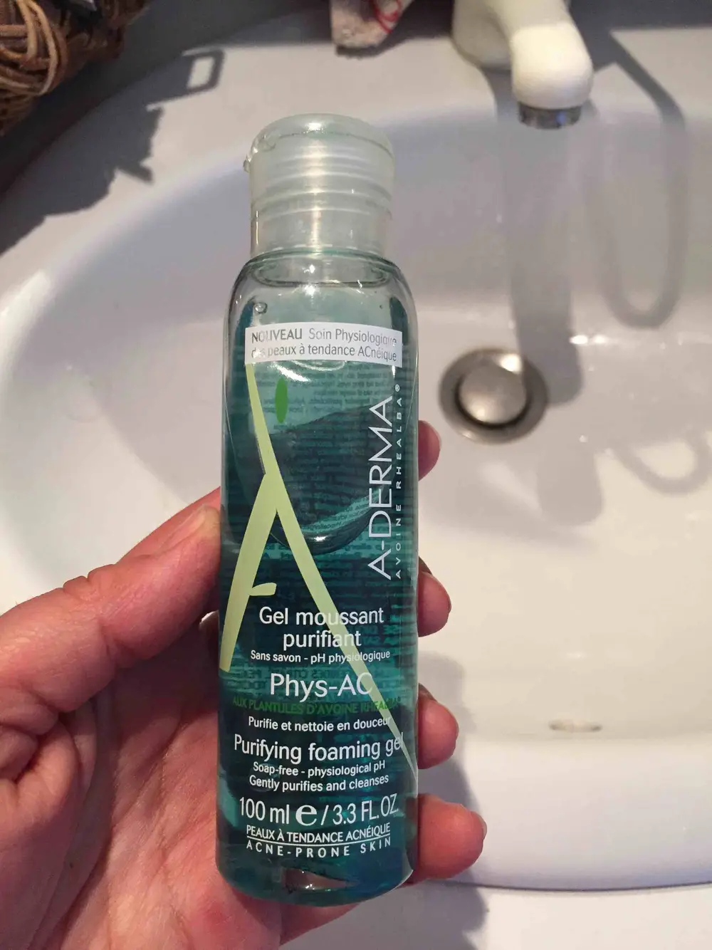 A-DERMA - Phys-AC - Gel moussant purifiant