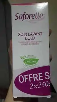 SAFORELLE - Soin lavant doux - Toilette intime et corporelle