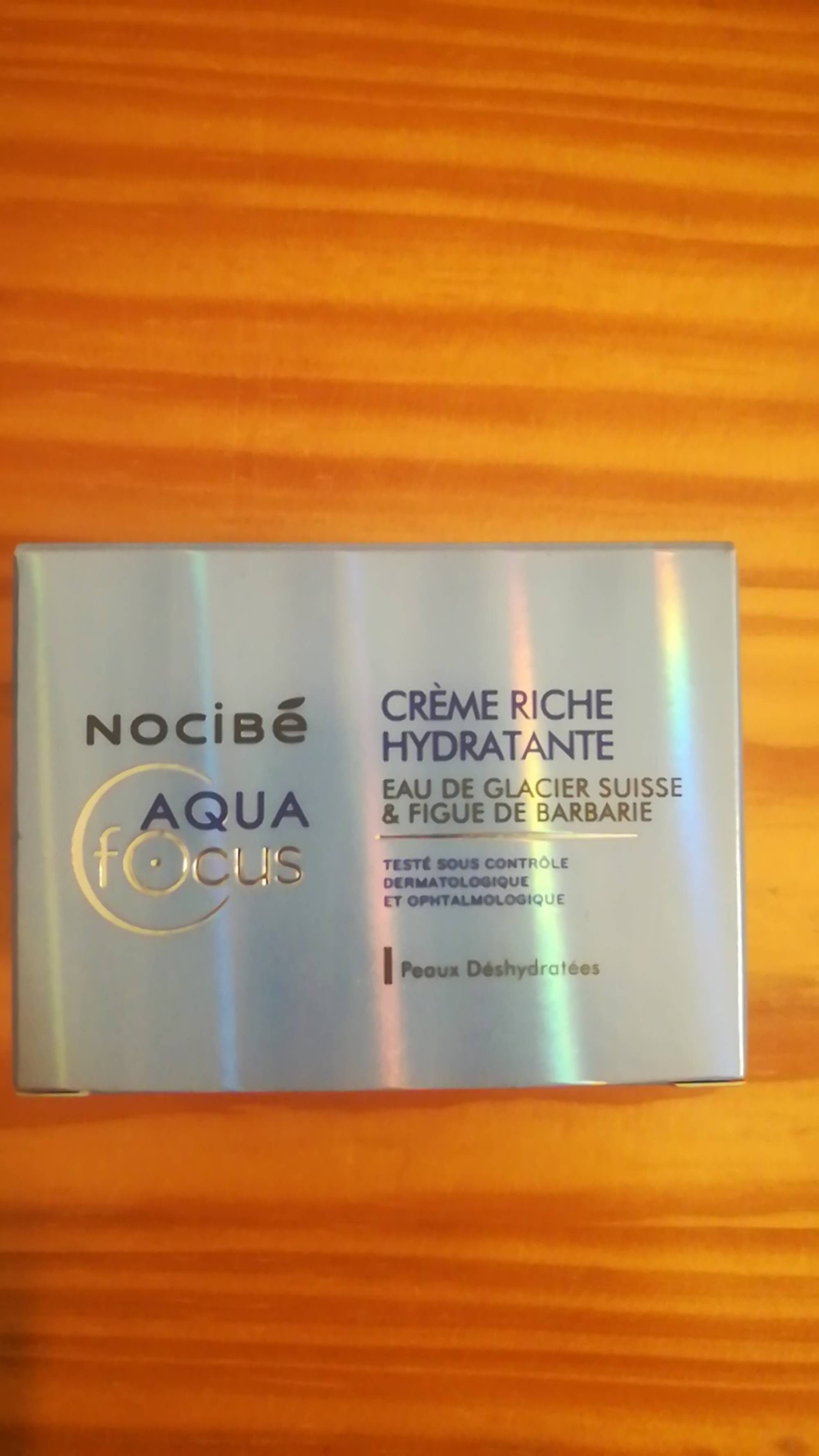 NOCIBÉ - Aqua focus - Crème riche hydratante