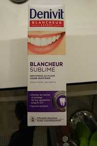 DENIVIT - Blancheur sublime - Doux pour les dents