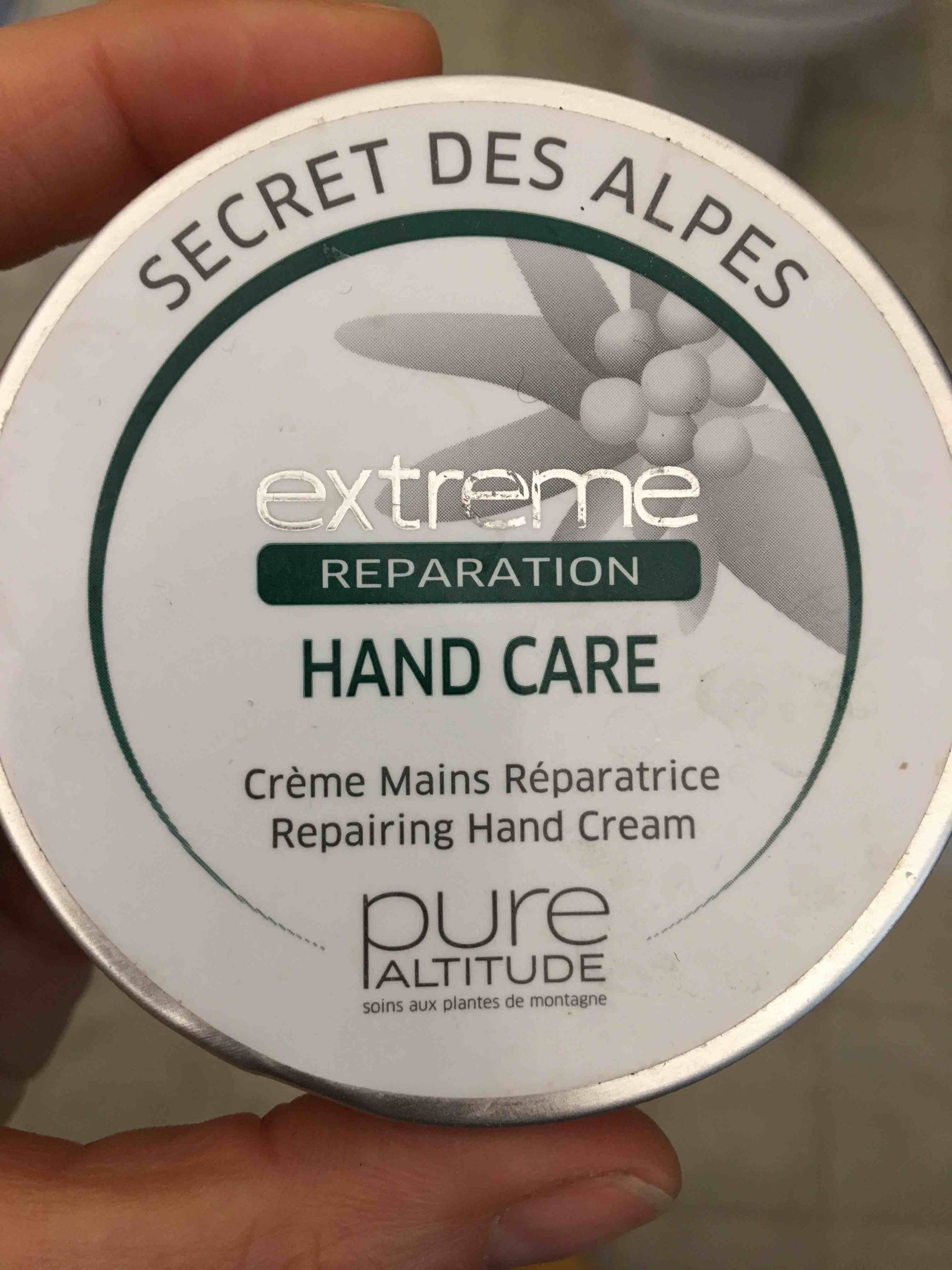 PURE ALTITUDE - Secret des Alpes - Crèmes mains réparatrice