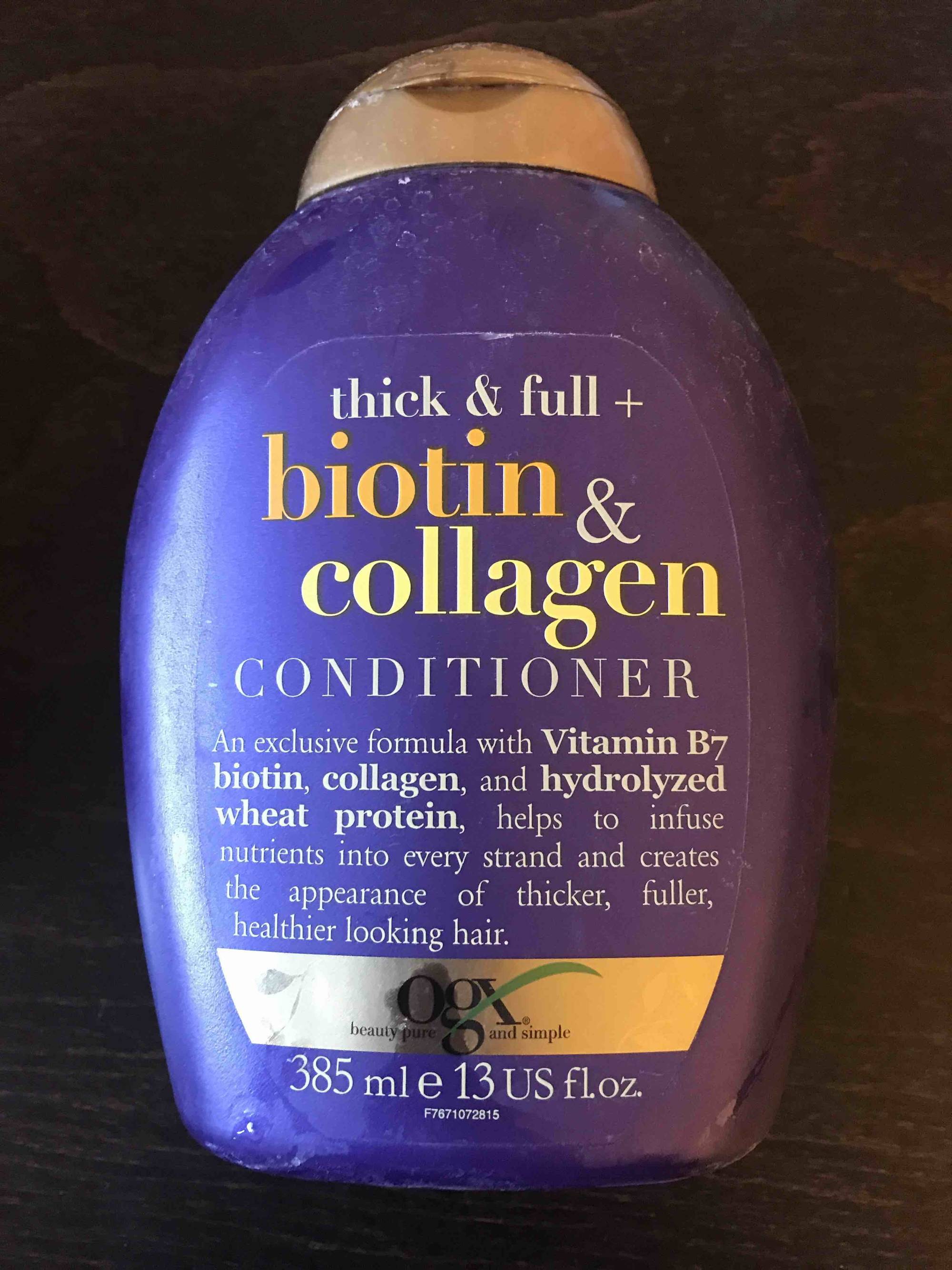 ORGANIX - Biotin & collagen - Conditioner