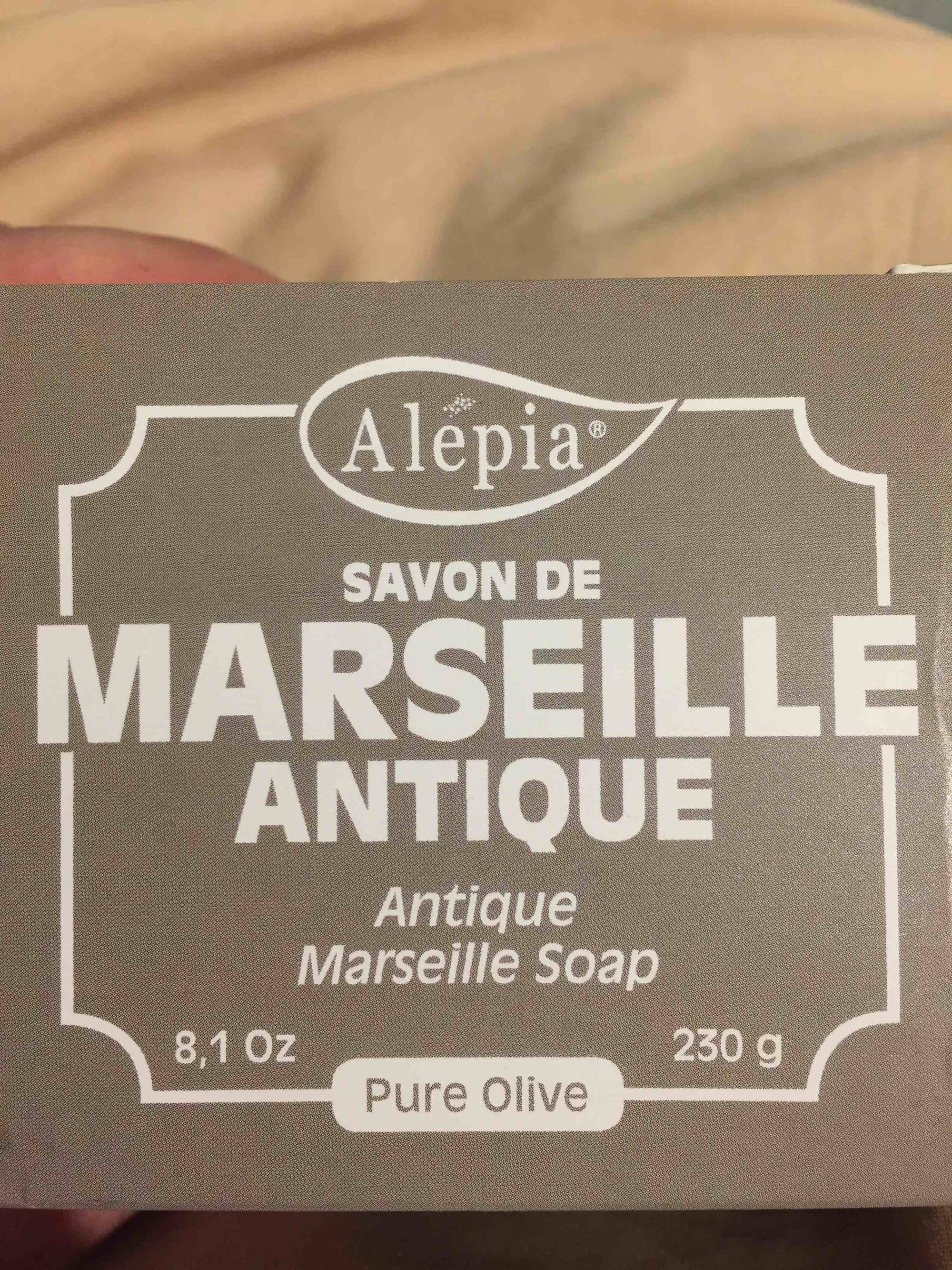 ALEPIA - Pure olive - Savon de Marseille antique