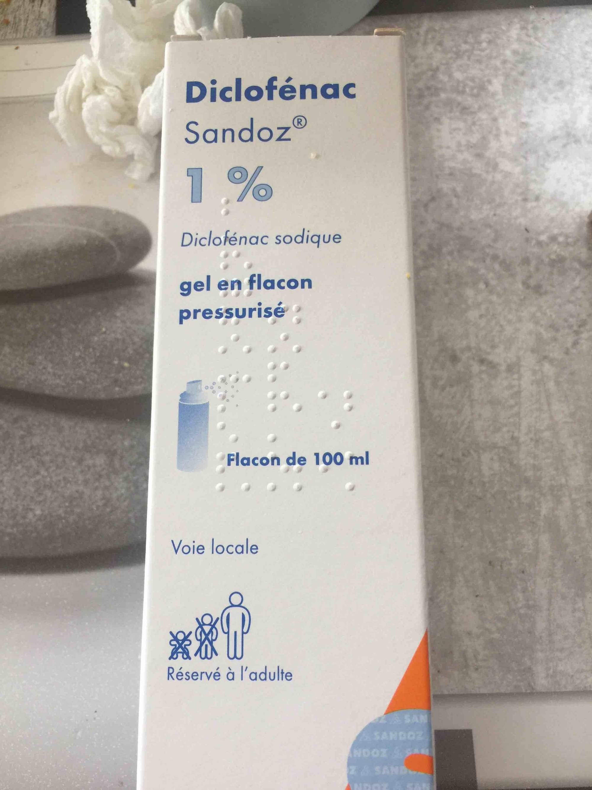SANDOZ - Diclofénac - Gel en flacon pressurisé