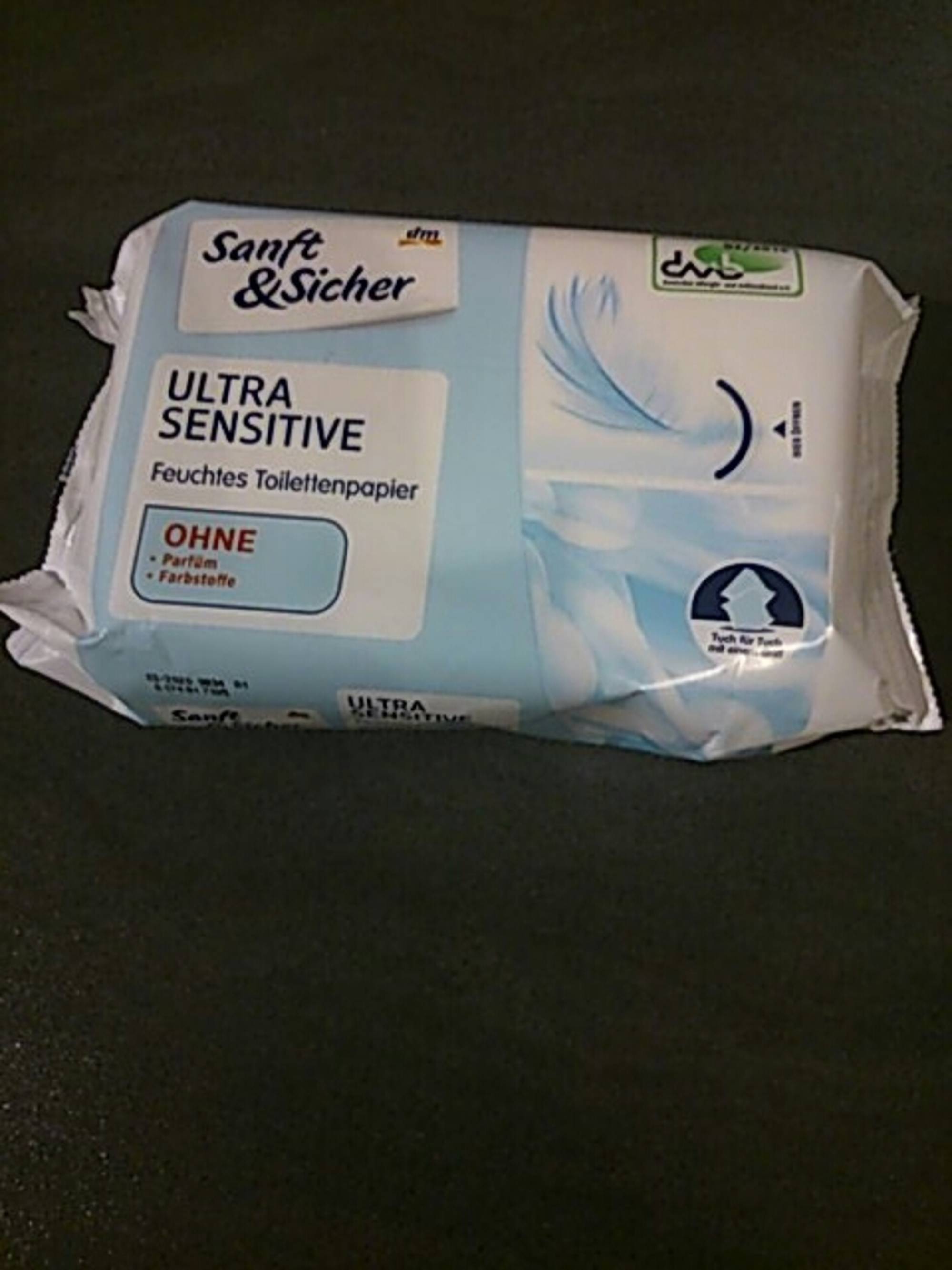 SANFT & SICHER - Ultra sensitive - Feuchtes toilettenpapier