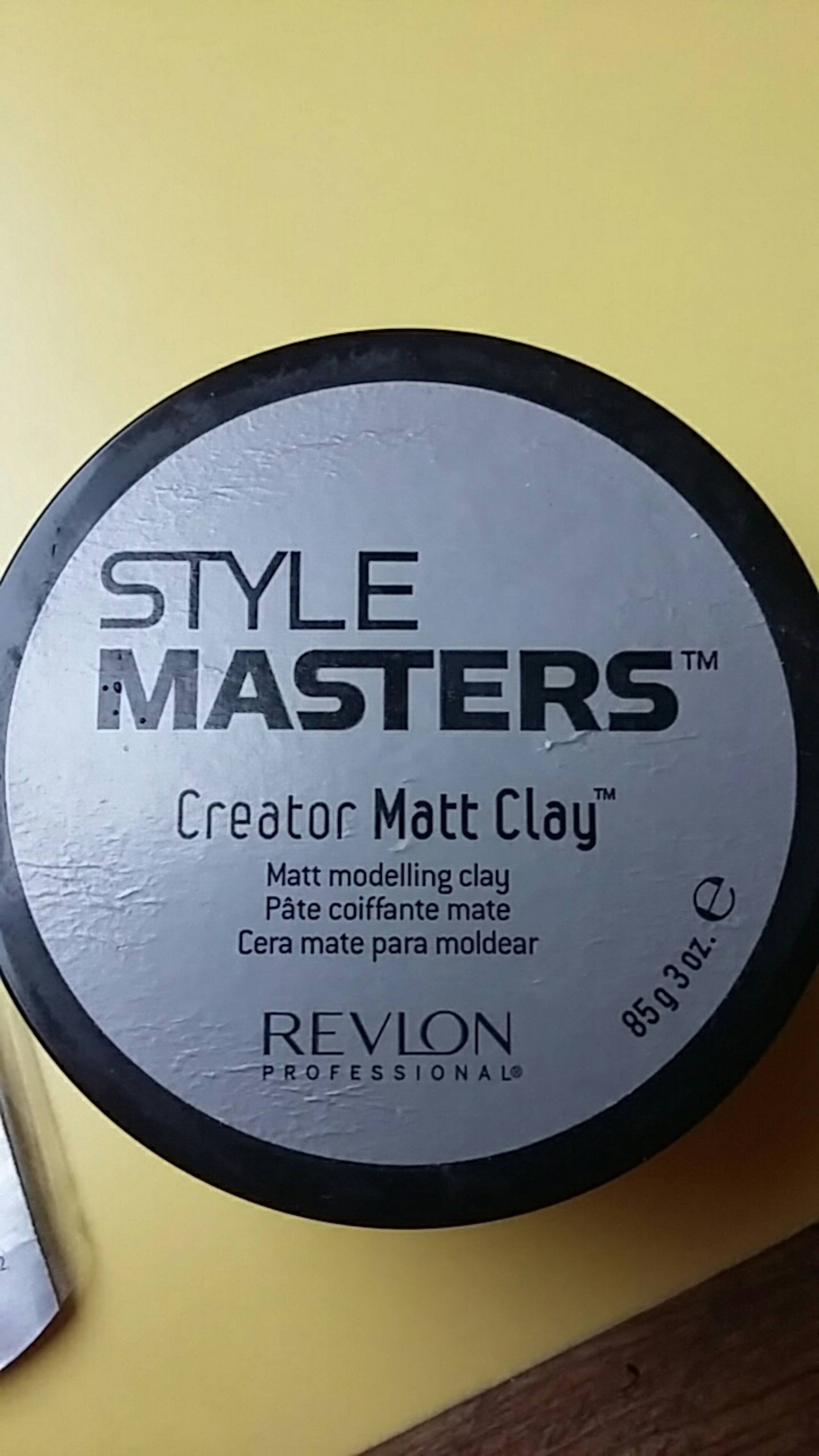 REVLON - Style masters Creator matt clay - Pâte coiffante mate