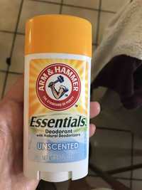ARM & HAMMER - Essentials - Natural deodorant unscented