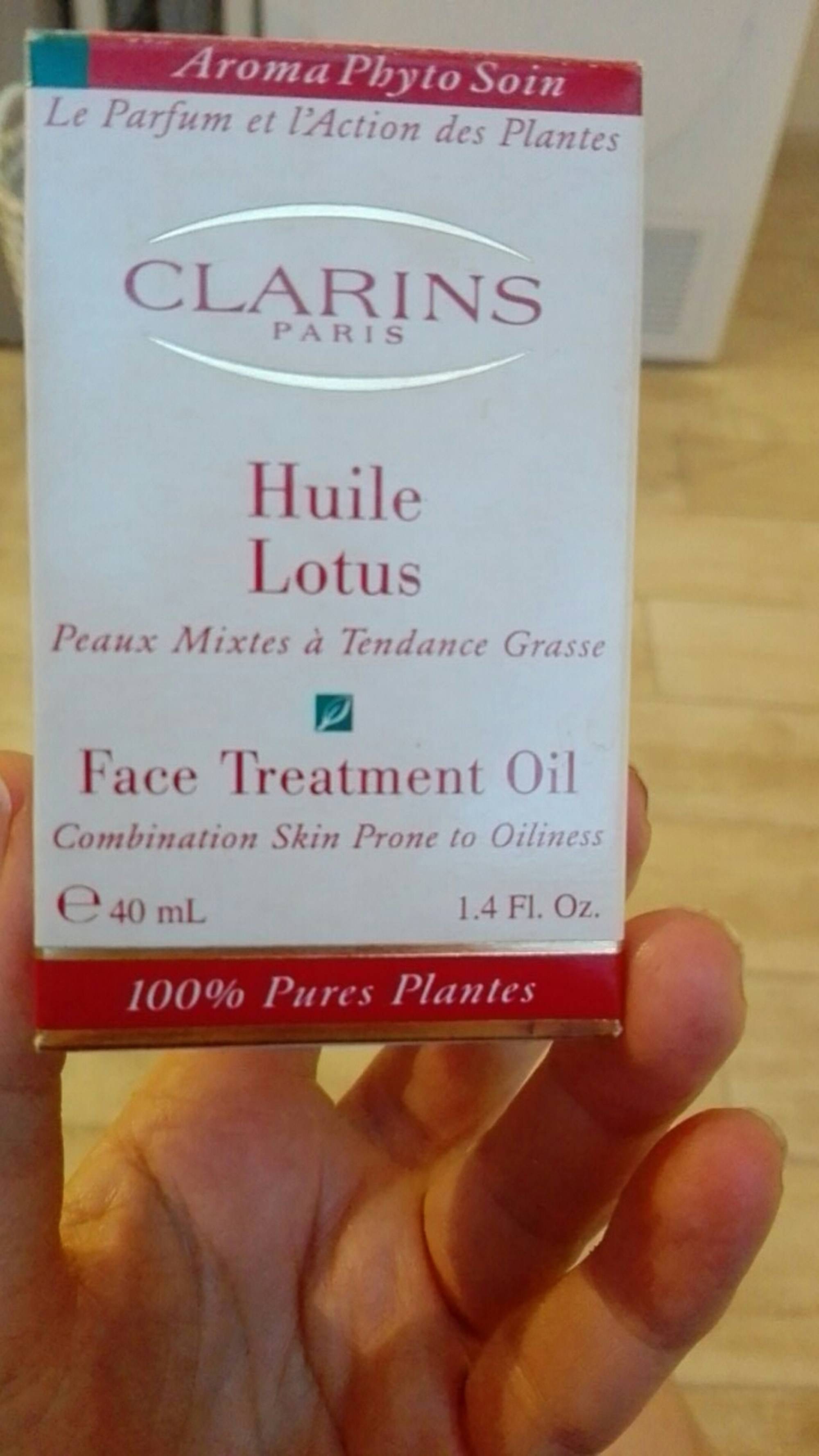 CLARINS - Huile lotus - Face treatment oil