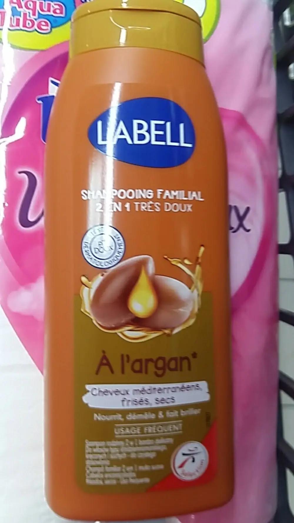 LABELL - Shampooing familial 2 en 1 très doux à l'argan