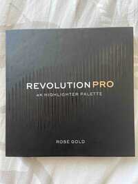 MAKEUP REVOLUTION - Revolution pro - 4K Highlighter palette rose gold