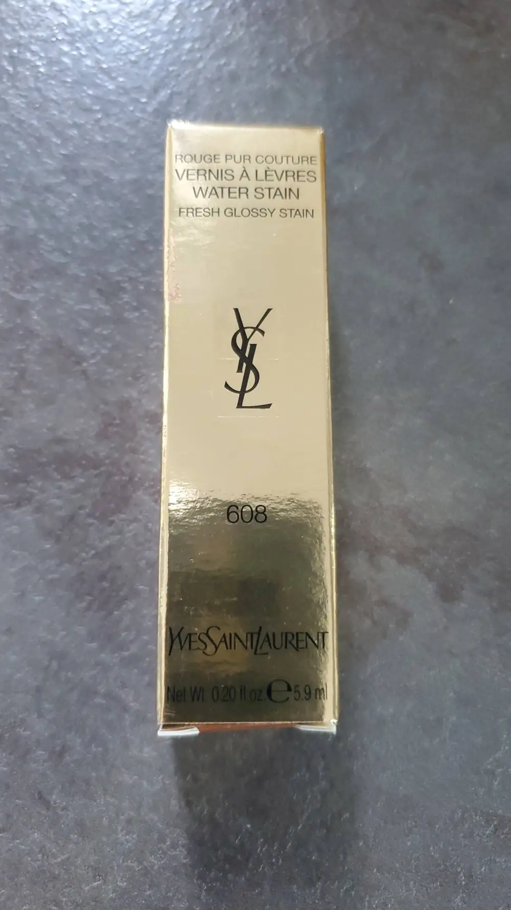 YVES SAINT LAURENT - Vernis à lèvres water stain 608 