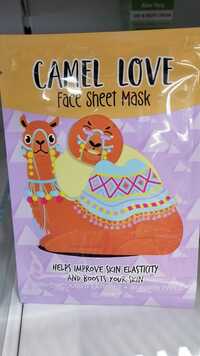 CAMEL LOVE - Face sheet mask with cucumber extract