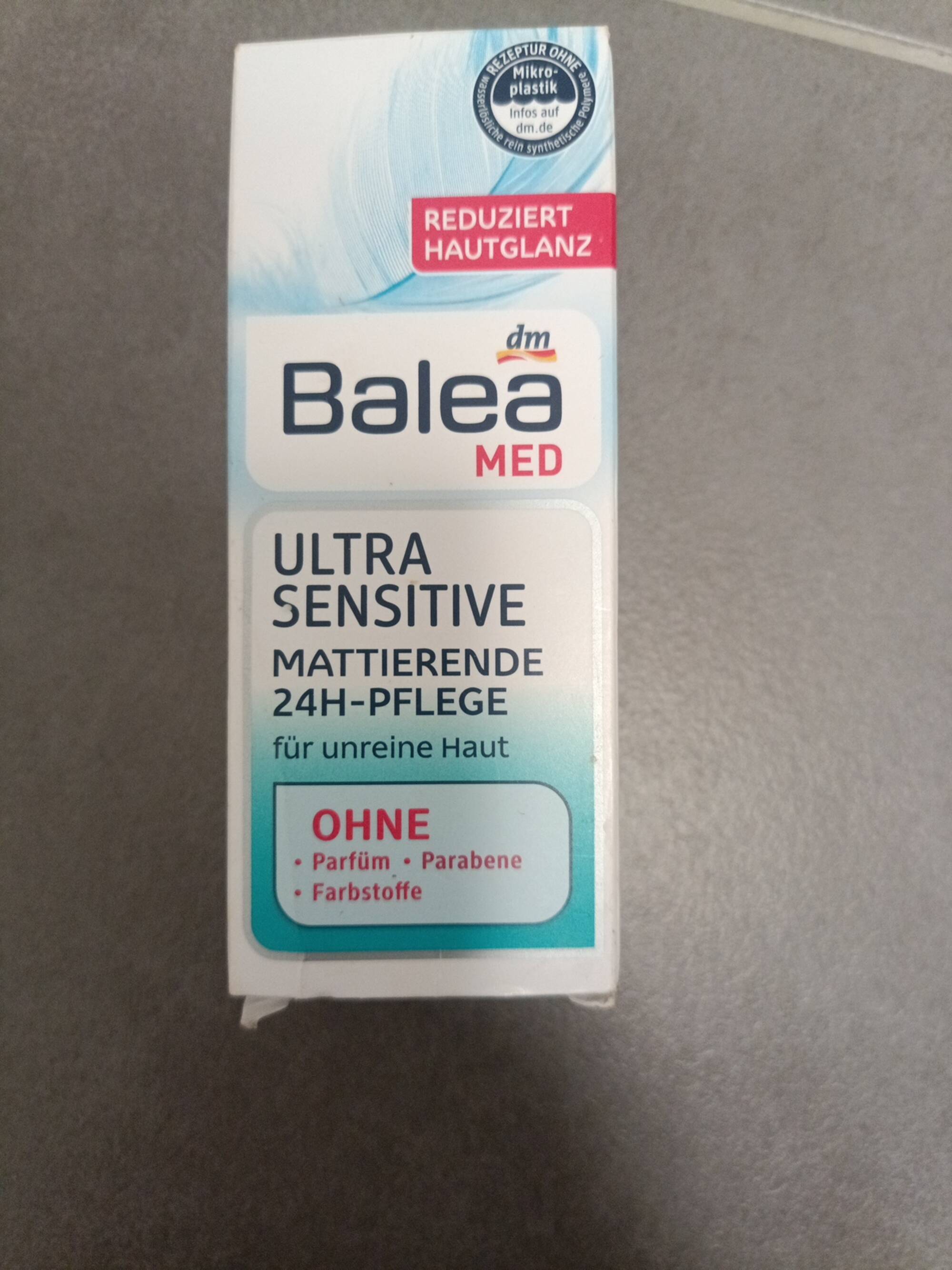 BALEA MED - Ultra sensitive - Mattierende 24h pflege