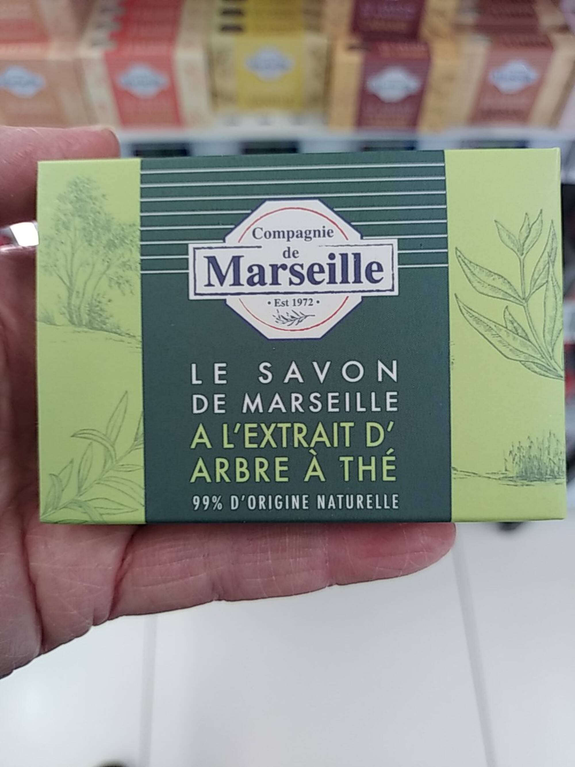 COMPAGNIE DE MARSEILLE - Le savon de Marseille à l'extrait d'arbre à thé