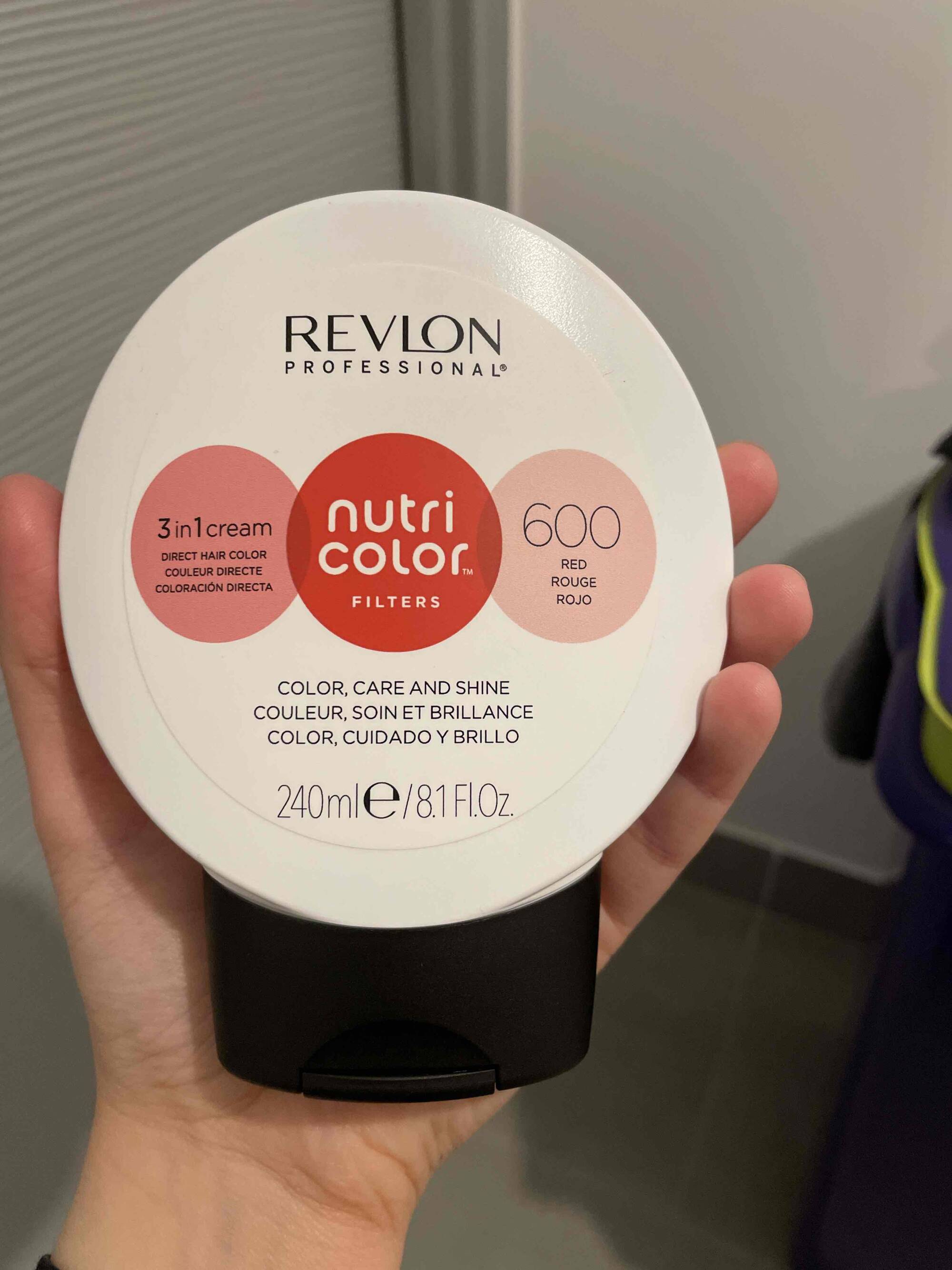 REVLON PROFESSIONAL - Nutricolor filters - 3 in 1 cream 600 red