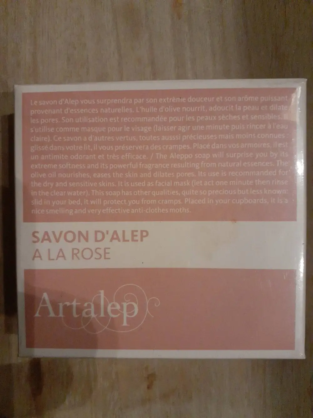 ARTALEP - Savon d'Alep à la rose