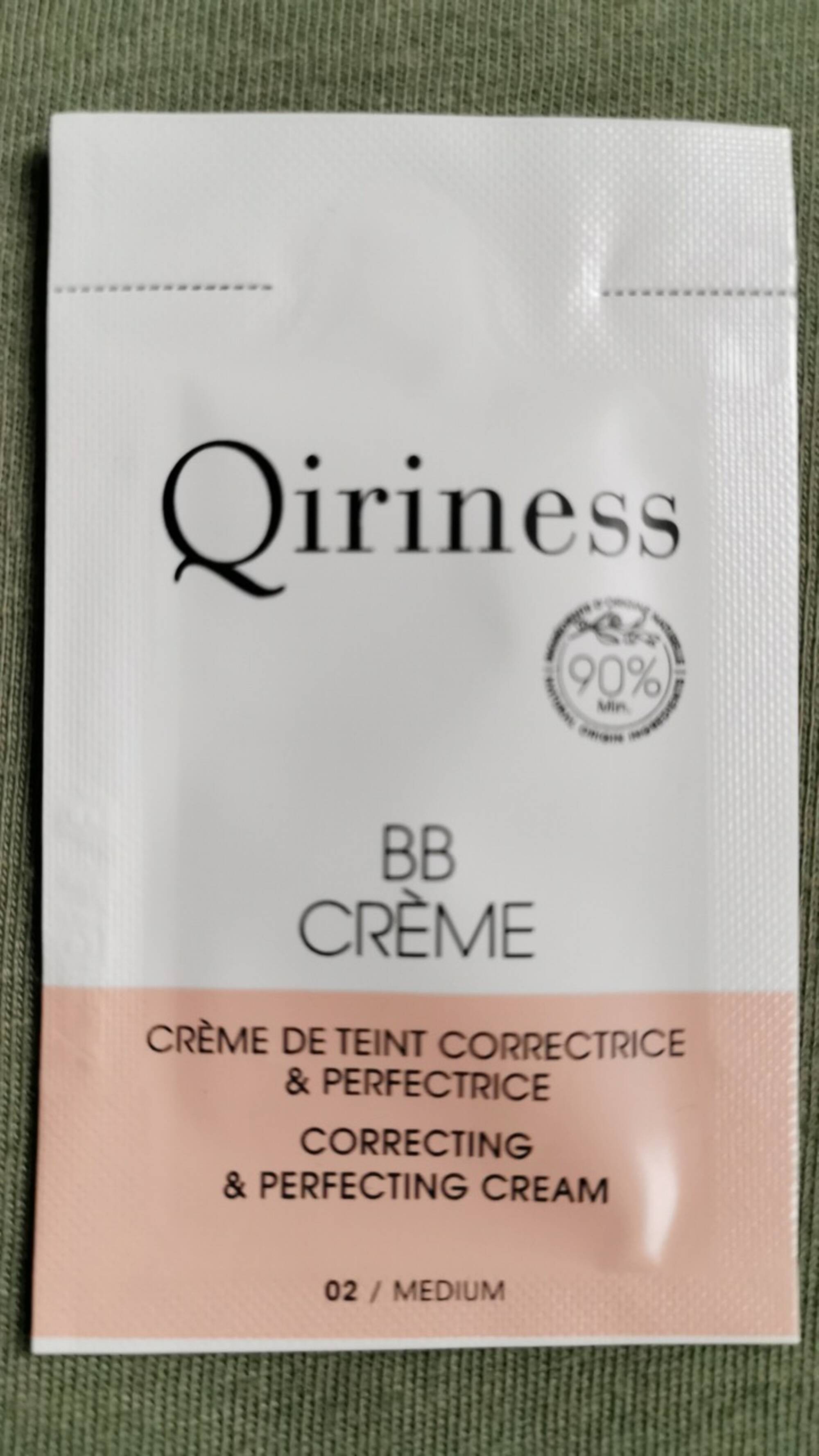 QIRINESS - BB crème correctrice et perfectrice 02 Medium