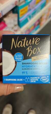 NATURE BOX - Shampooing solide hydratation 