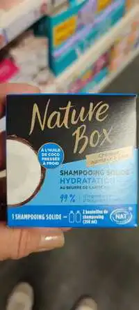 NATURE BOX - Shampooing solide hydratation 