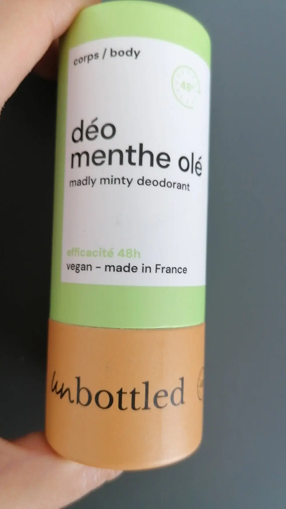 UN BOTTLED - Déo menthe olé 48h