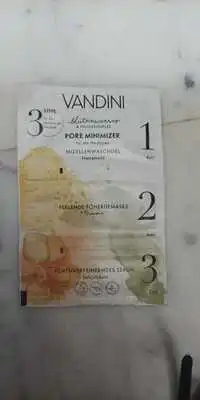 VANDINI - 3 steps face care pore minizer