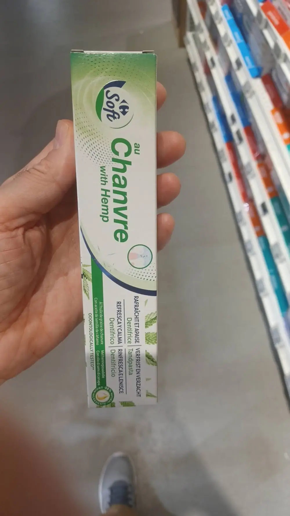 CARREFOUR SOFT - Chanvre hemp - Dentifrice