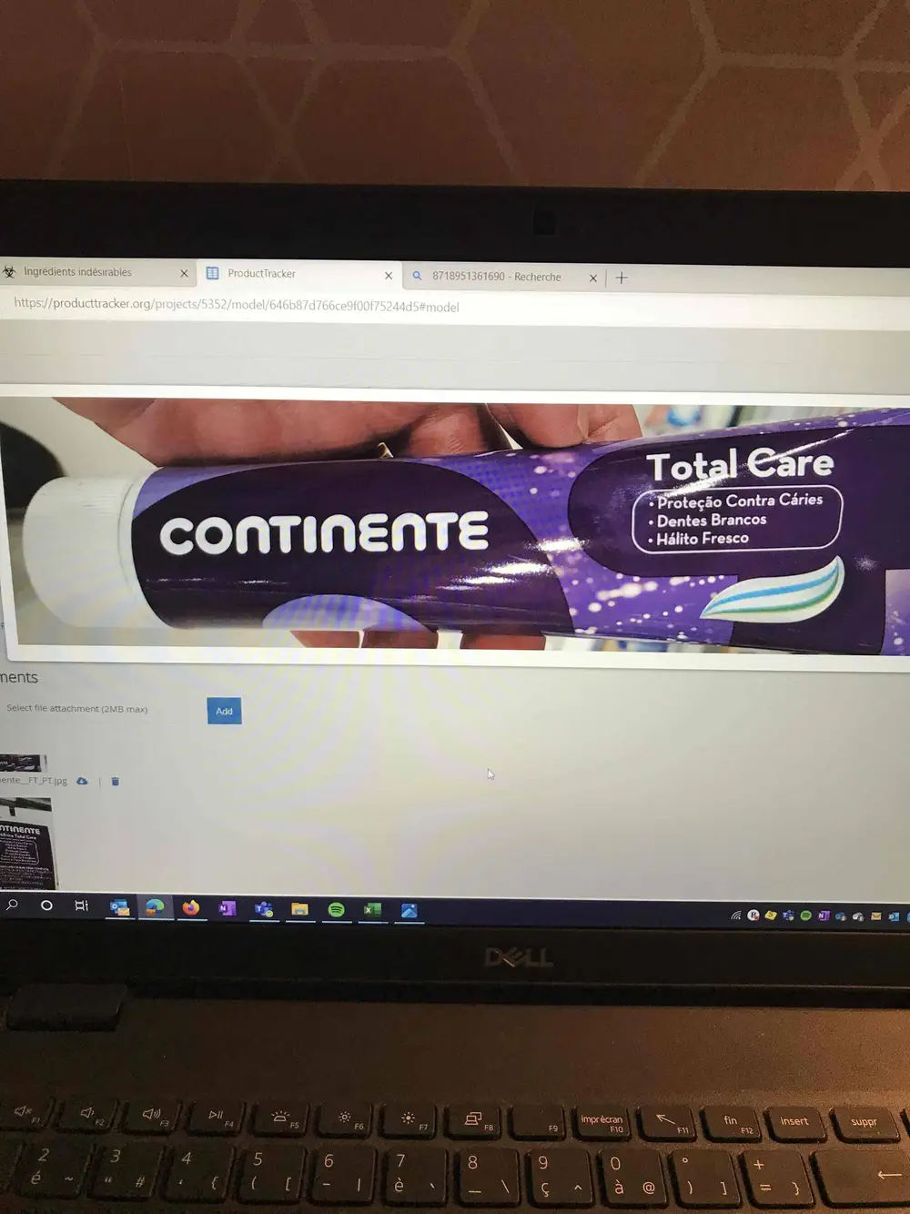 CONTINENTE - Pasta de dentes total care