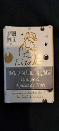 LISANE - Orange & épices de Noël - Savon de noël au lait d'ânesse