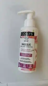 COSLYS - Masque sublime kératine fleur de lys bio & phytokératine