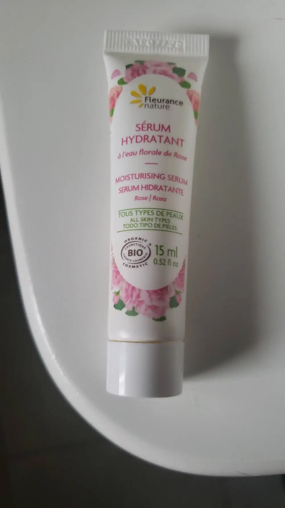 FLEURANCE NATURE - Sérum hydratant à l'eau florale de rose