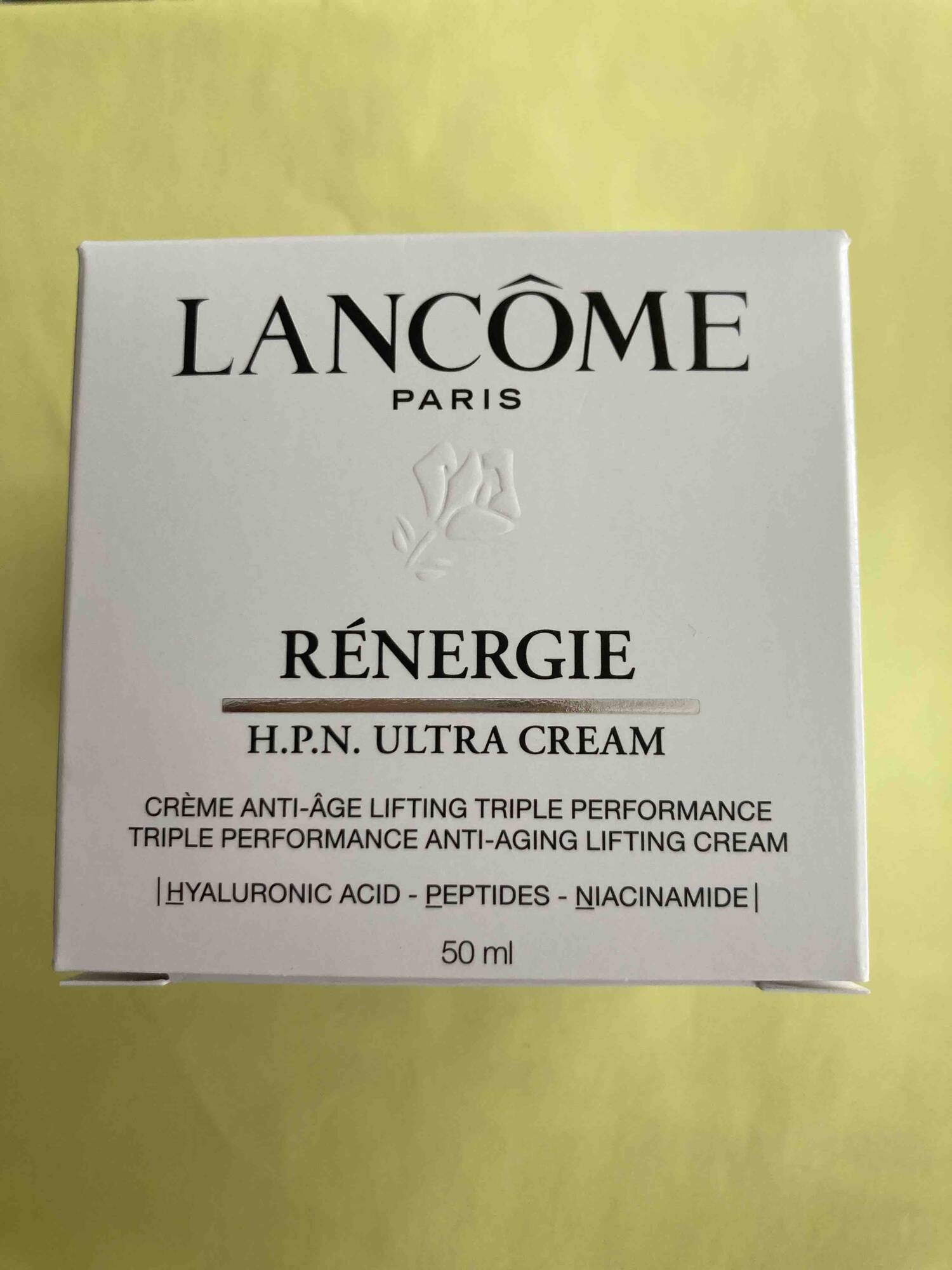LANCÔME PARIS - Rénergie - HPN ultra cream