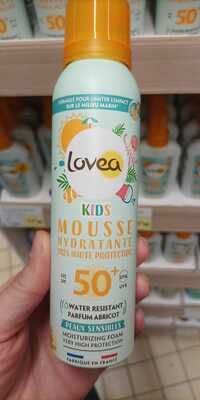 LOVEA - Kids - Mousse hydratante SPF 50+ parfum abricot