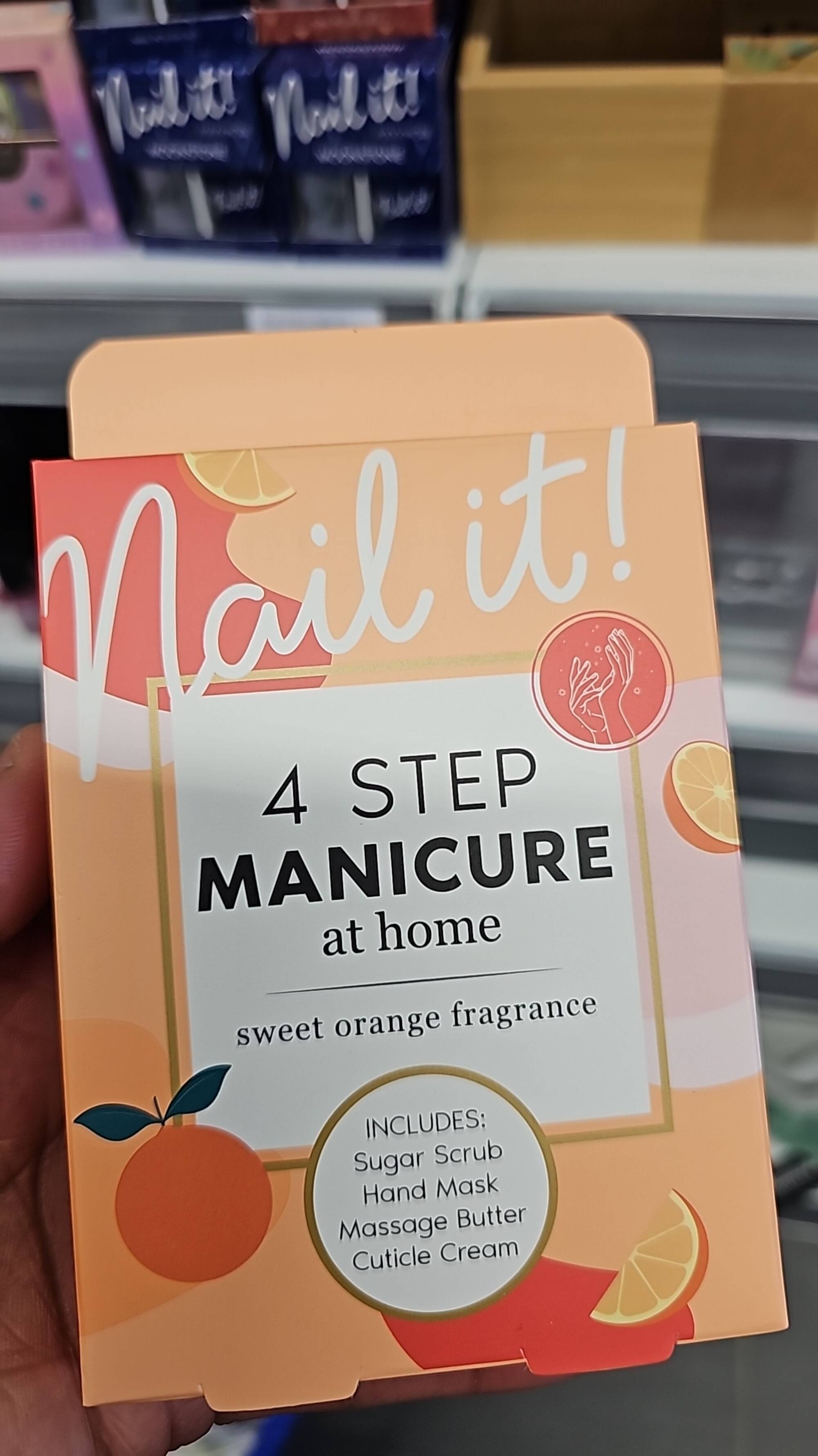 NAIL IT - 4 Step manicure at home sweet orange fragrance