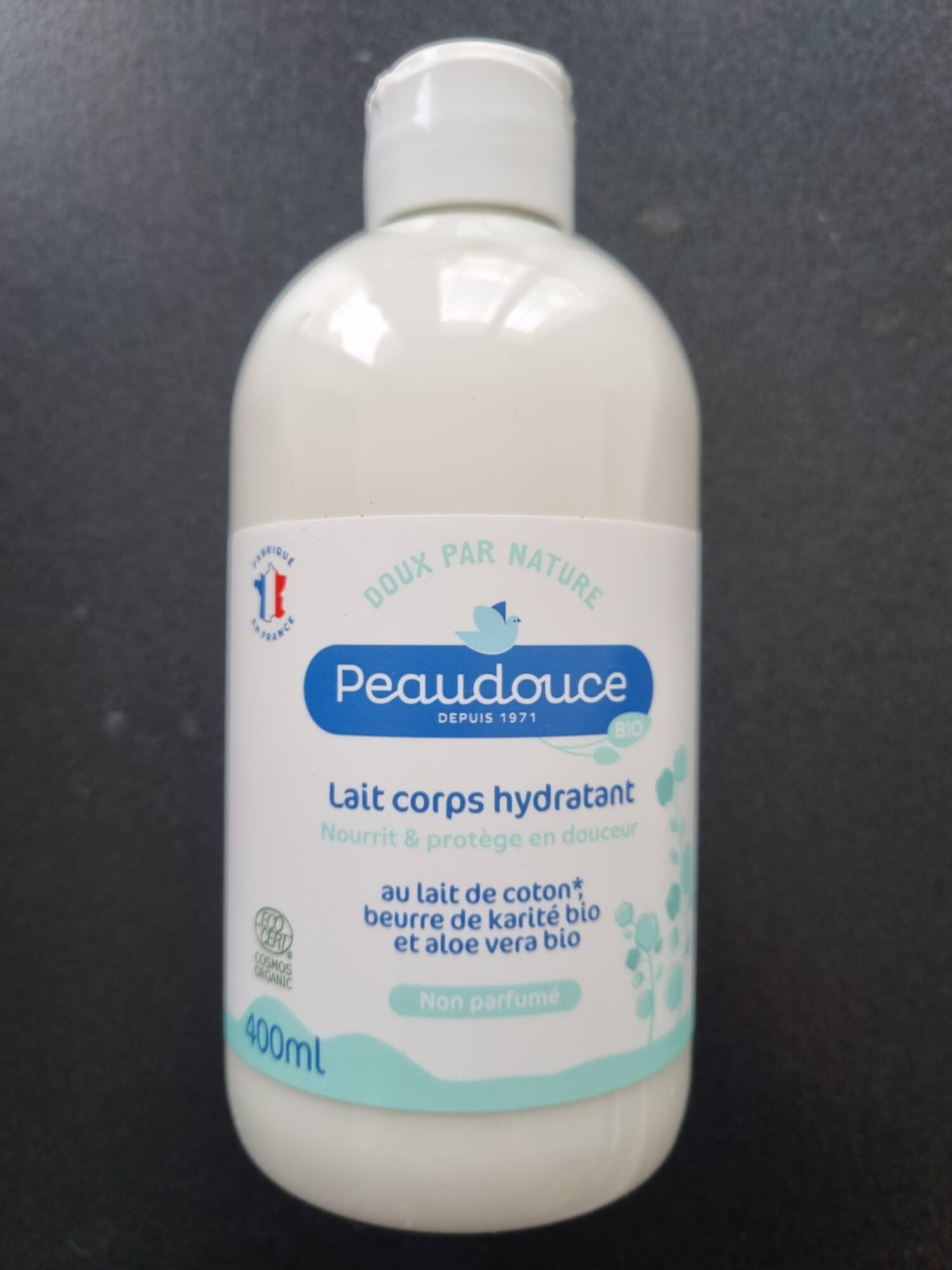 PEAUDOUCE - Lait corps hydratant bio non parfumé