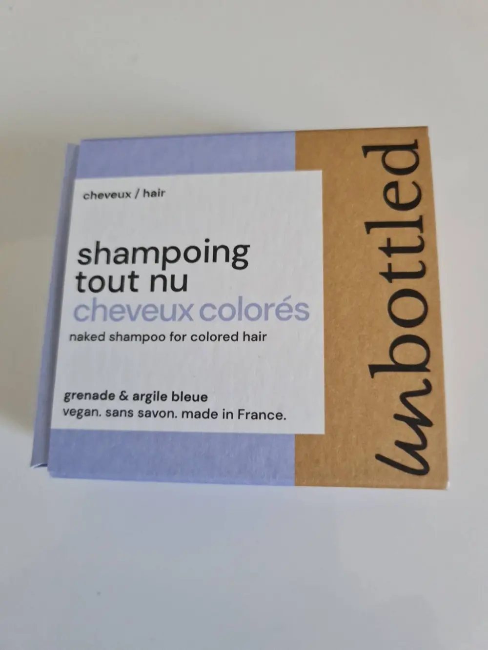 UN BOTTLED - Shampoing tout nu cheveux colorés 