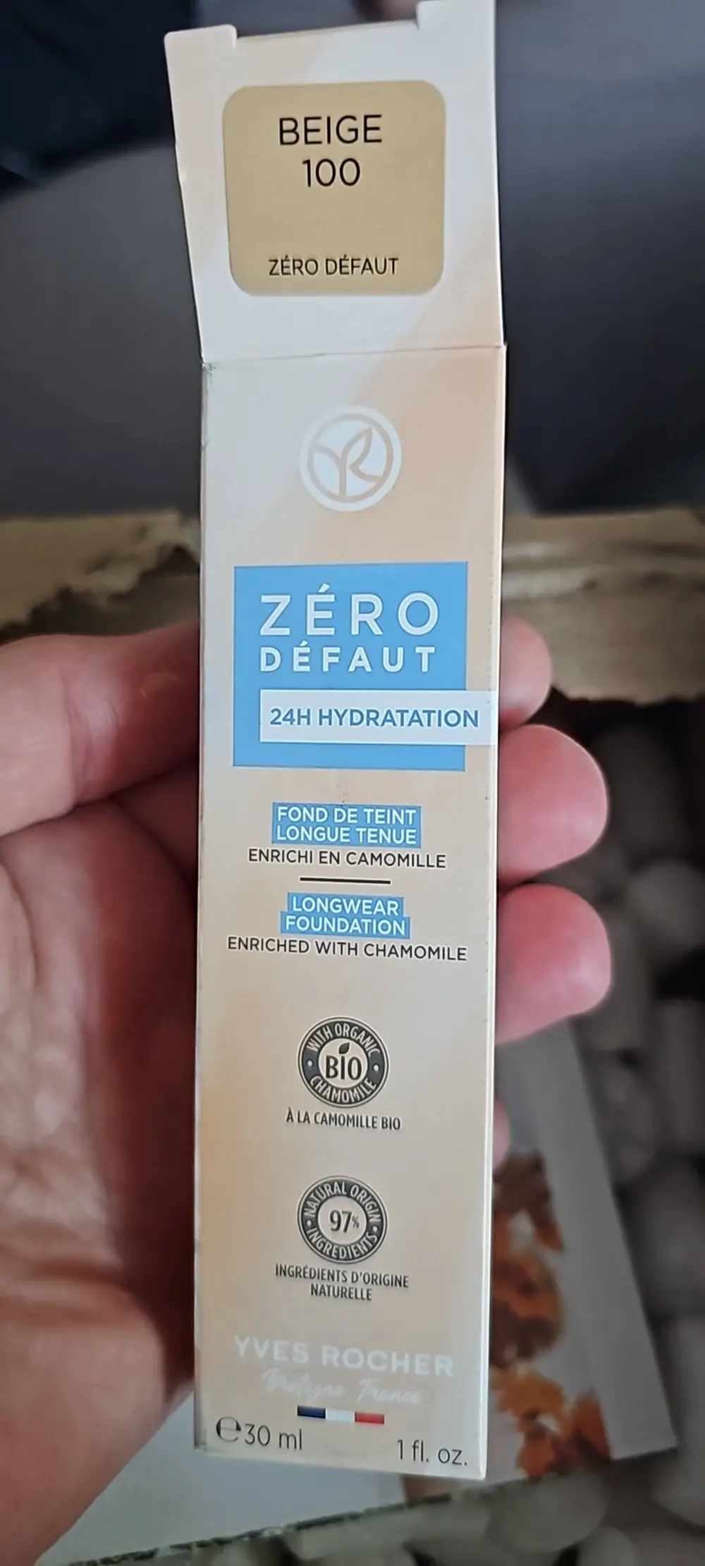 YVES ROCHER - Zéro défaut - Fond de teint beige 100