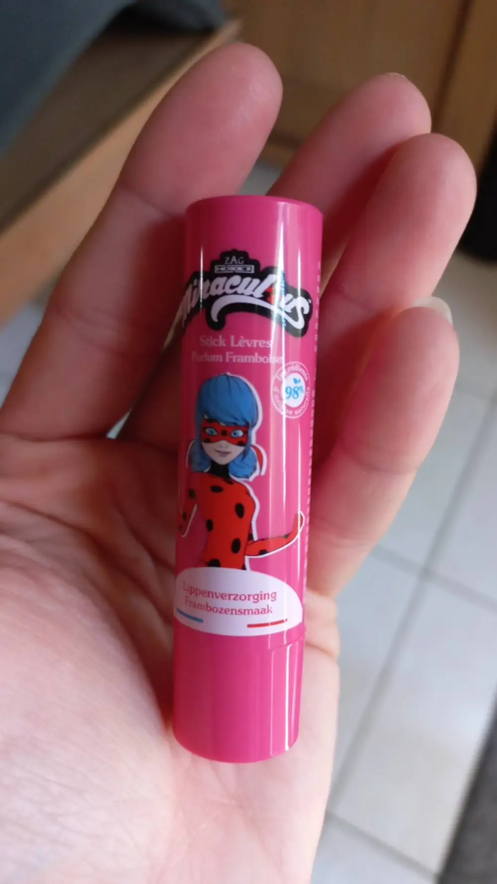 LE COMPTOIR DU BAIN - Miraculous - Stick lèvres parfum framboise