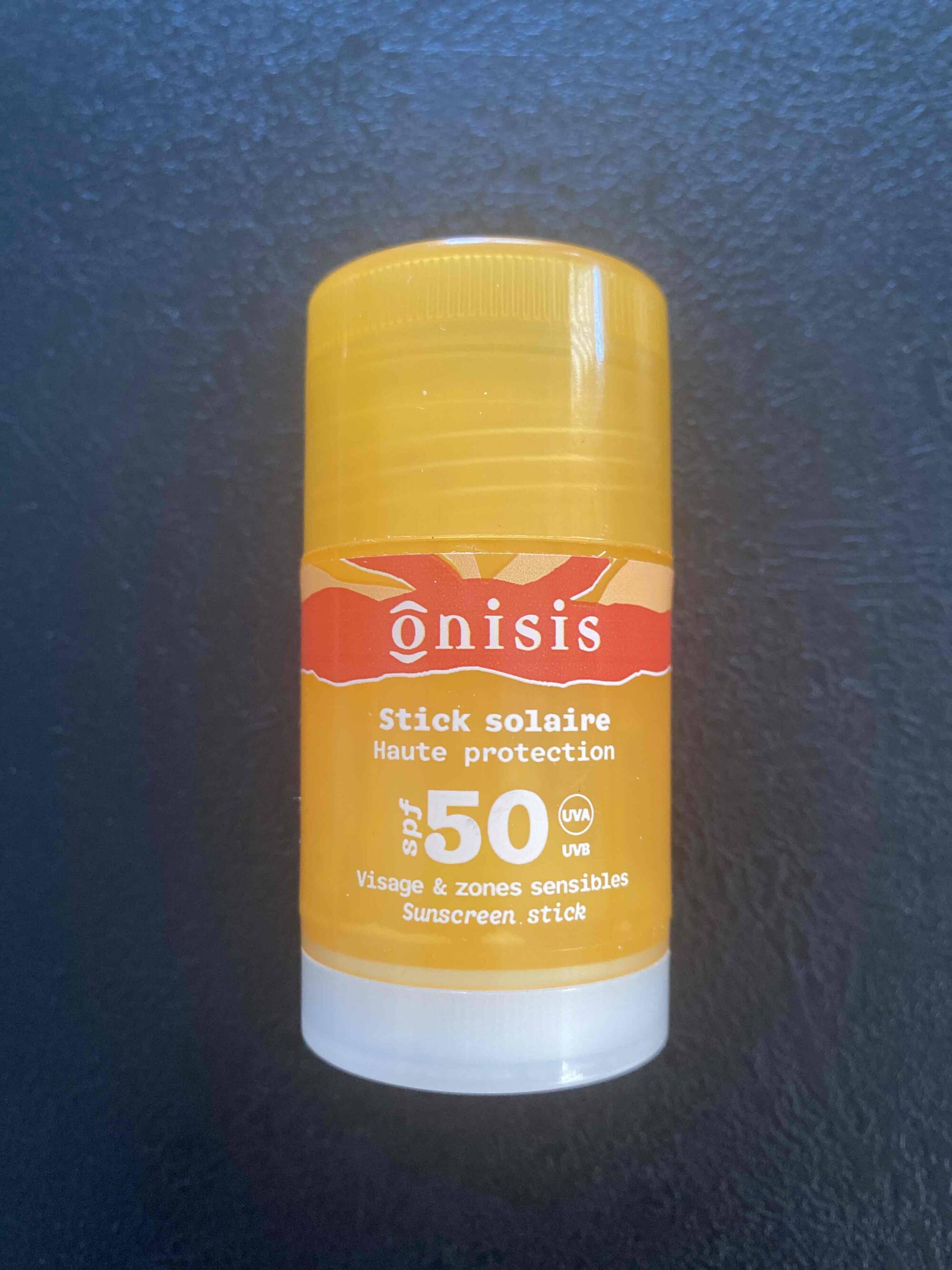 ONISIS - Stick solaire haute protection SPF 50