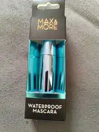 MAX & MORE - Waterproof mascara