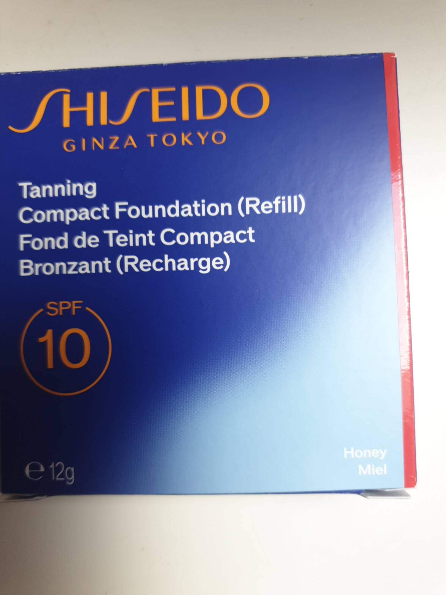 SHISEIDO - Fond de teint compact SPF 10