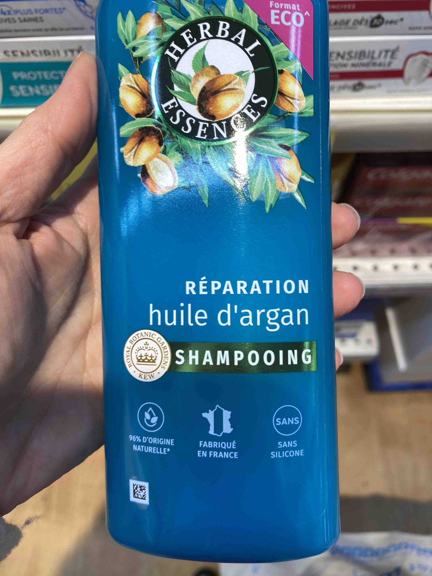 HERBAL ESSENCES - Shampooing réparation à l'huile d'argan