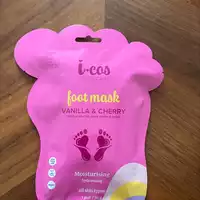 I-COS - Vanilla & cherry - Foot mask 