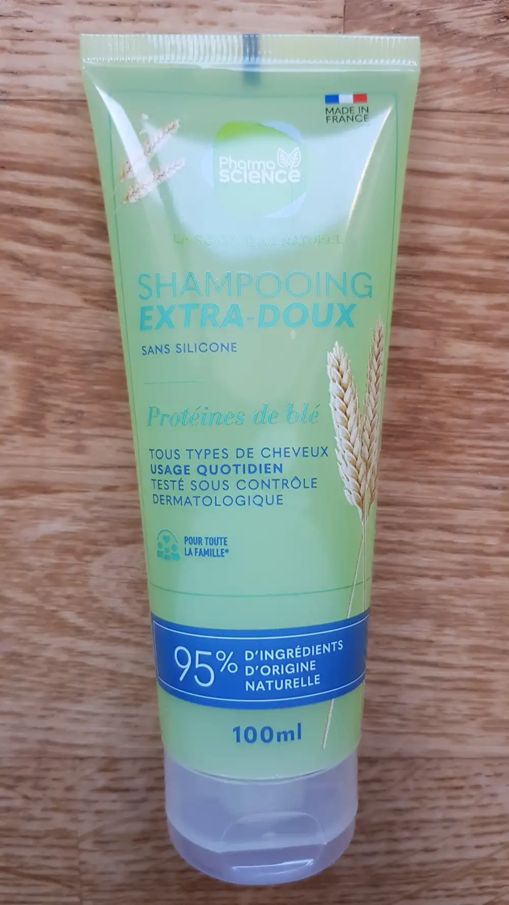 PHARMASCIENCE - Shampooing extra-doux protéines de blé