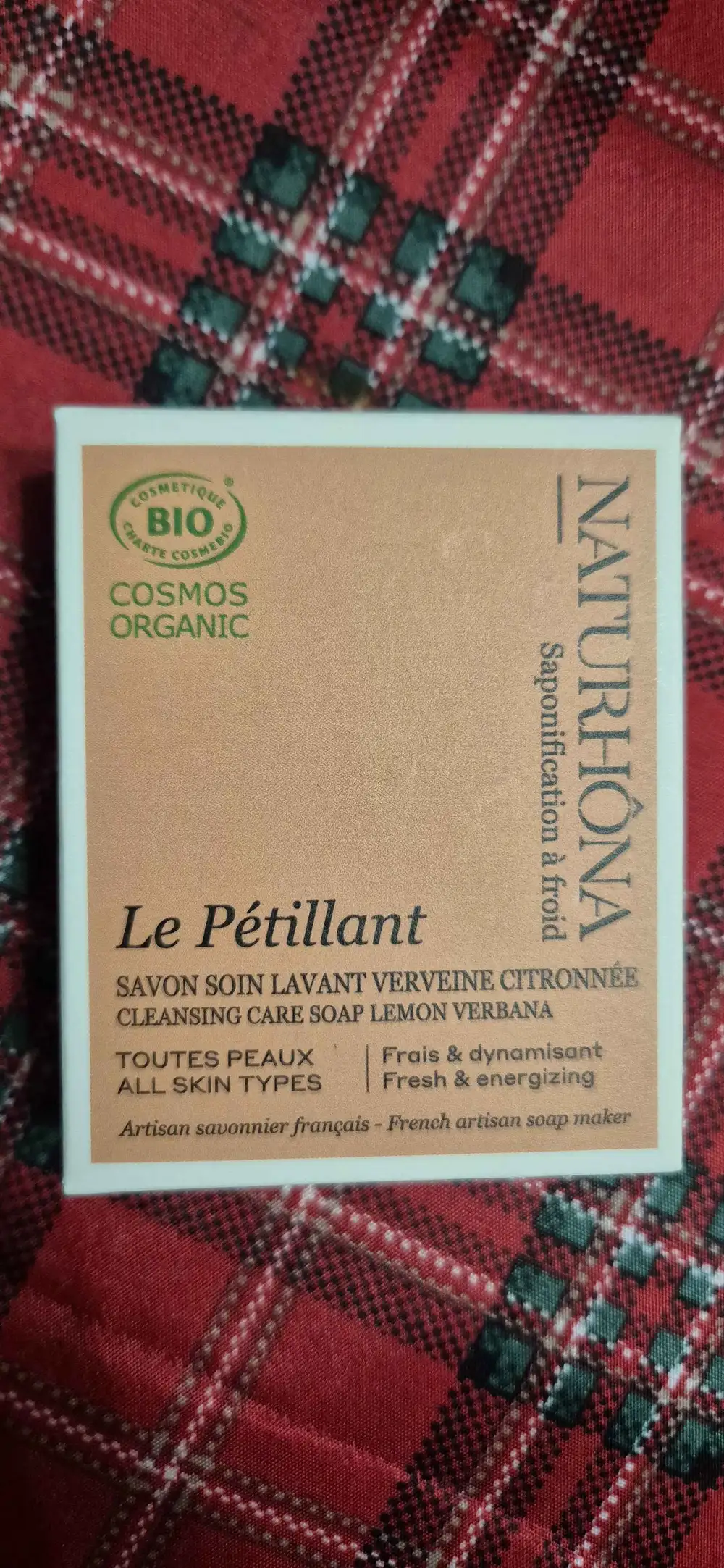 NATURHÔNA - Le Pétillant - Savon soin lavant verveine citronnnée