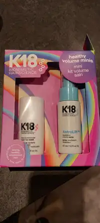 K18 - Biomimetic hairscience - Mini kit volum sain