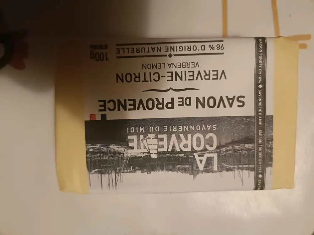 LA CORVETTE - Savon de Provence verveine-citron