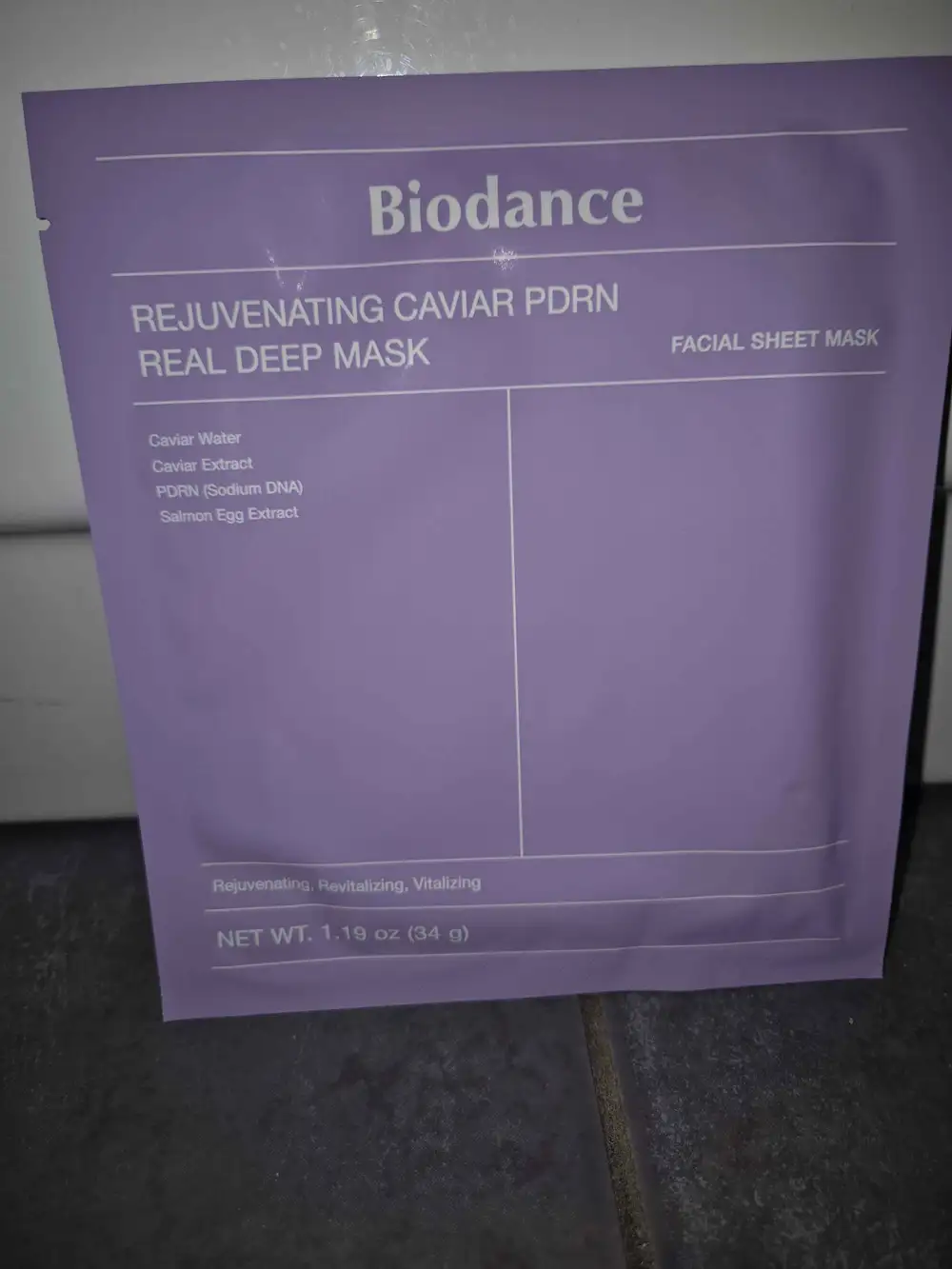 BIODANCE - Rejuvenating caviar PDRN - Real deep mask