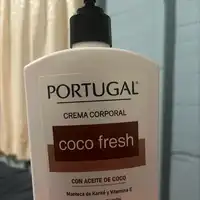 PORTUGAL - Crema corporal coco fresh