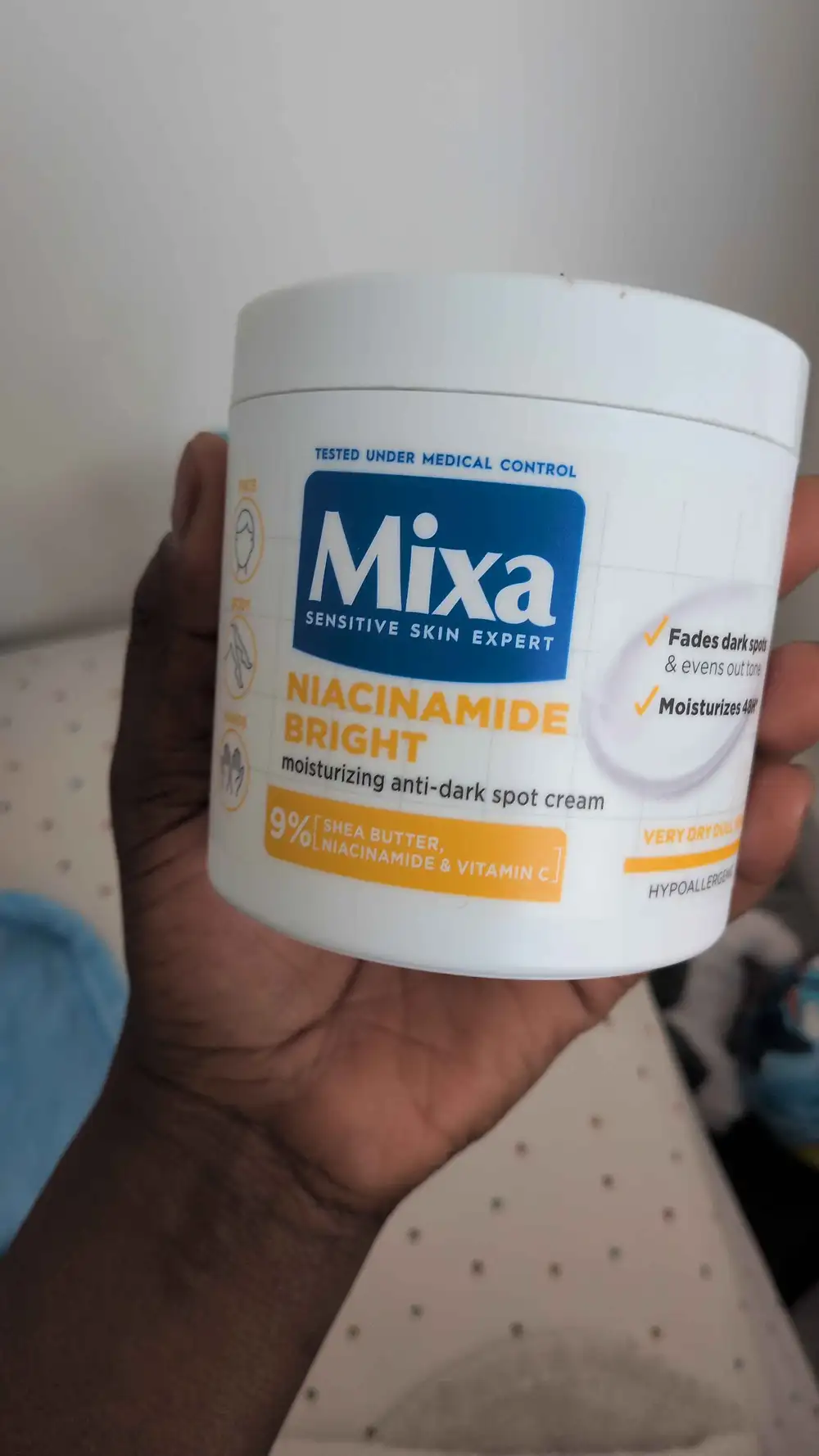 MIXA - Niacinamide bright - Moisturizing anti-dark spot cream